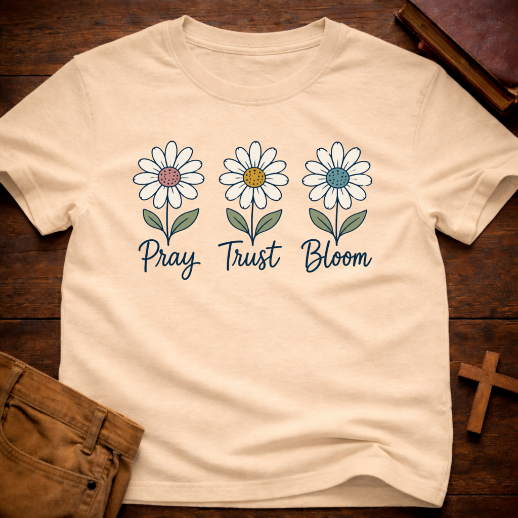 Pray Trust Bloom T-Shirt