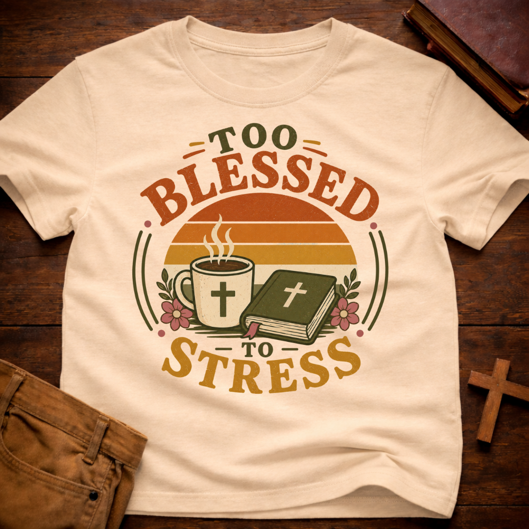 Too Blessed to Stress T-Shirt