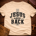 Jesus Has My Back Cross T-Shirt