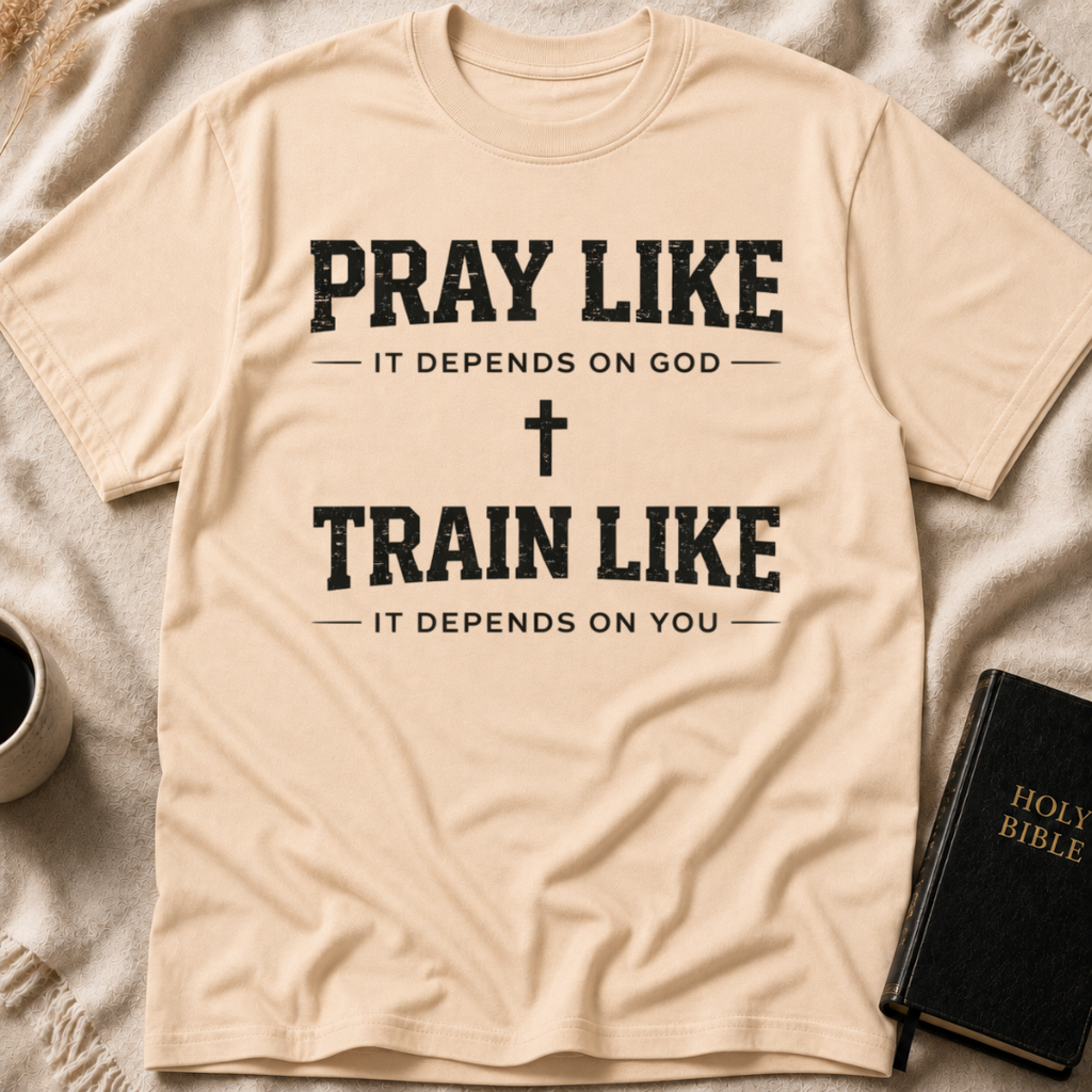 Pray Like it Depends on God Train Like it Depends on You T-Shirt