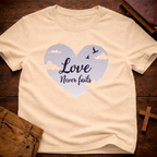 Love Never Fails T-Shirt