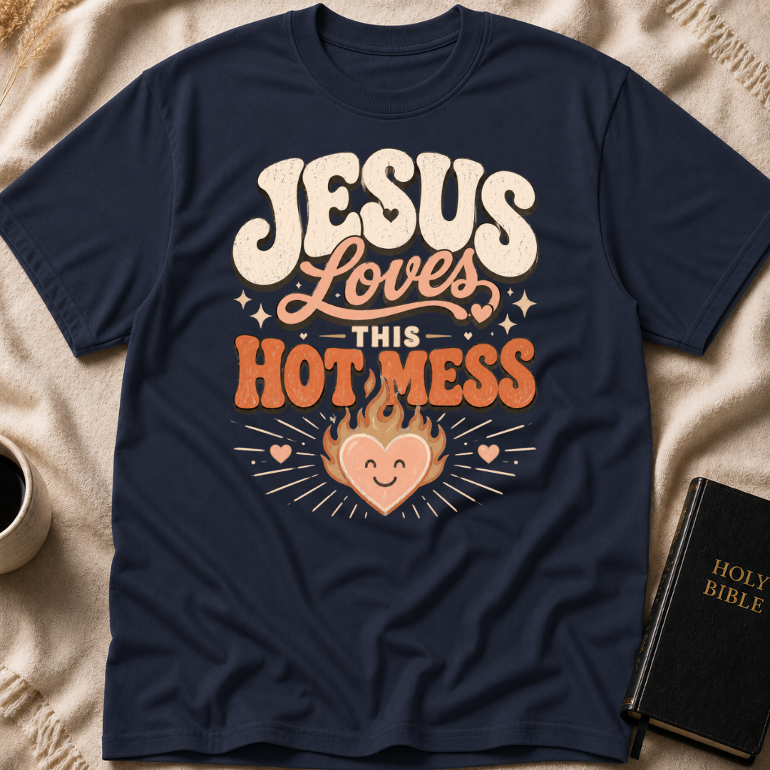 Jesus Loves This Hot Mess T-Shirt