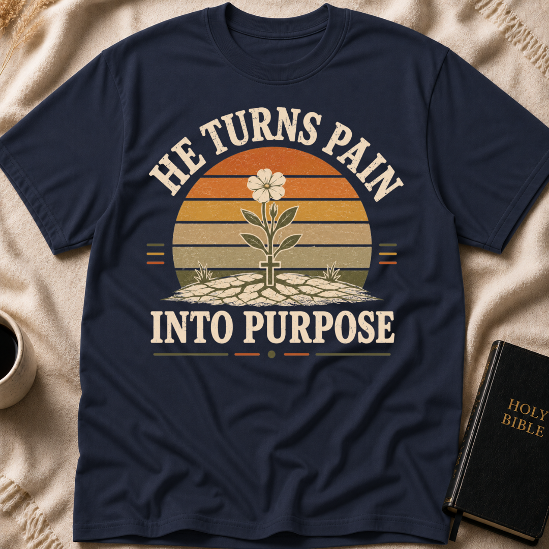 He Turns Pain Into Purpose T-Shirt