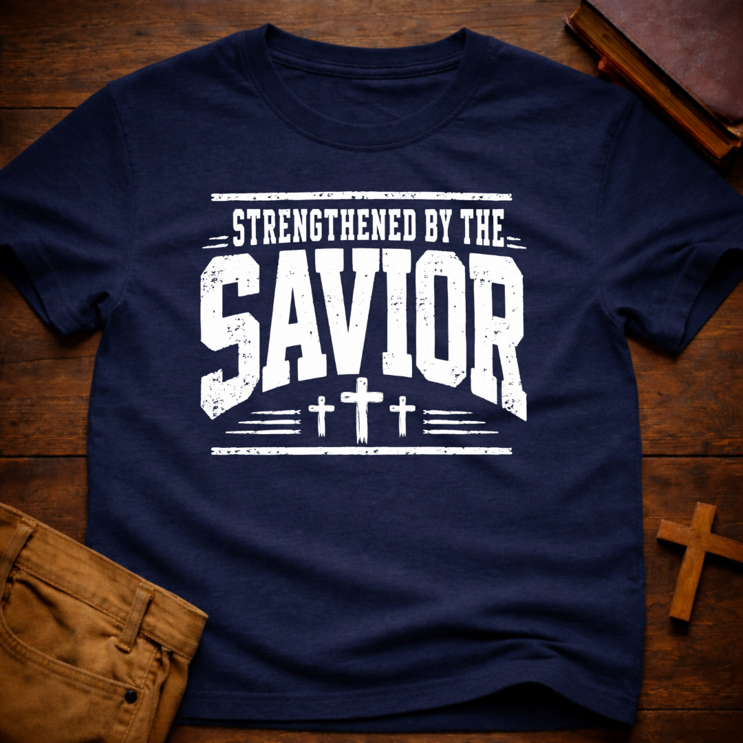 Strengthened By The Savior T-Shirt