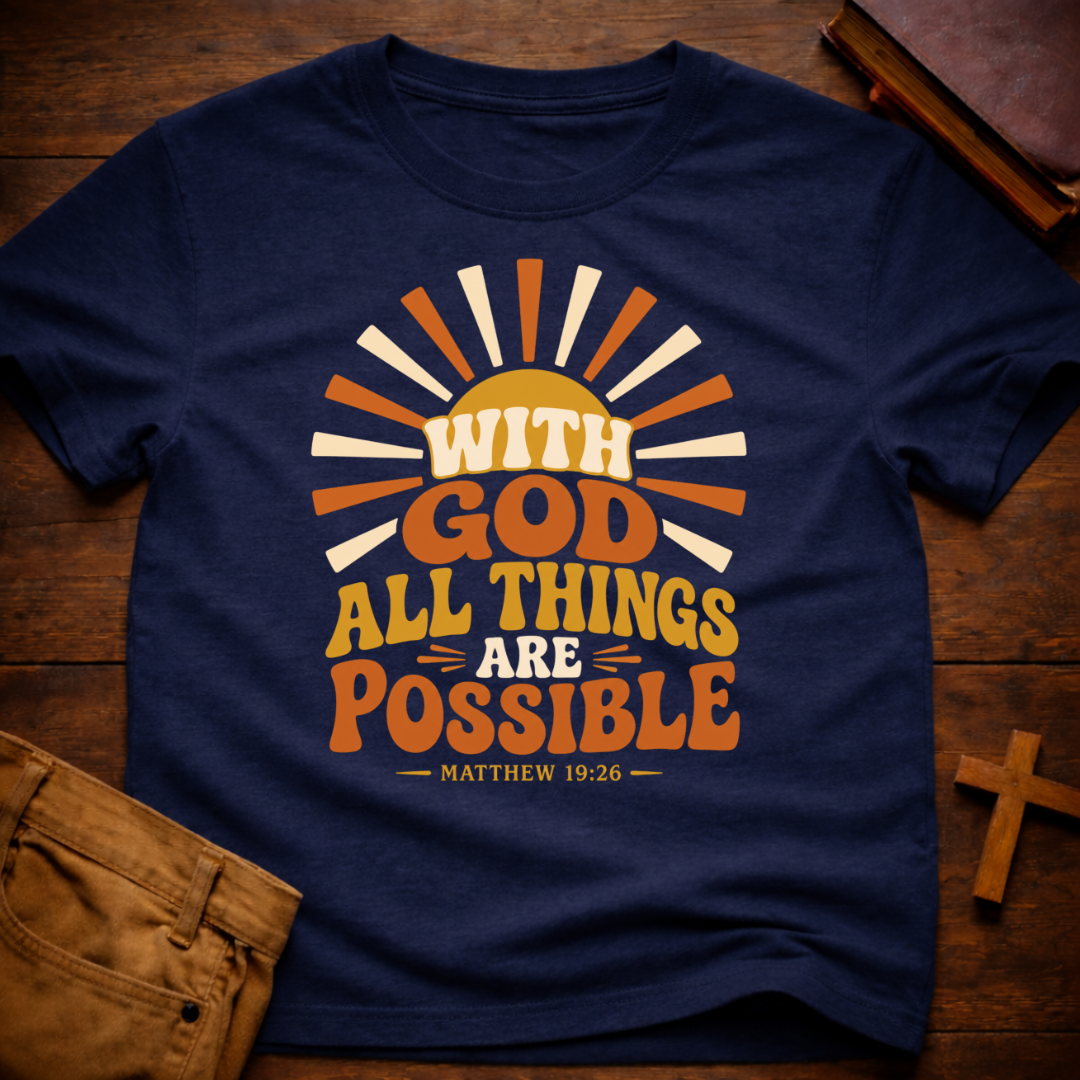 With God All Things Are Possible T-Shirt