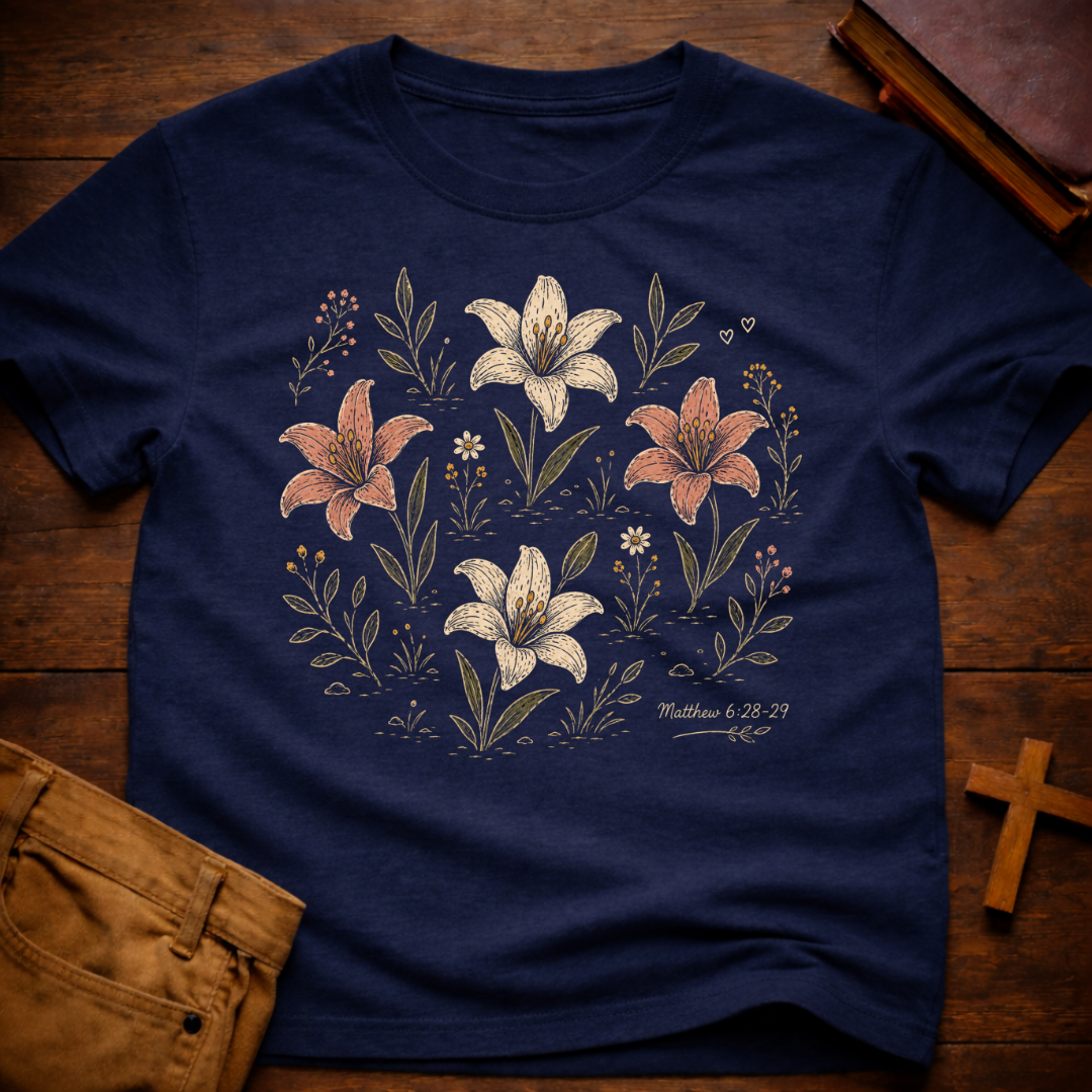 Matthew 6:28-29 T-Shirt