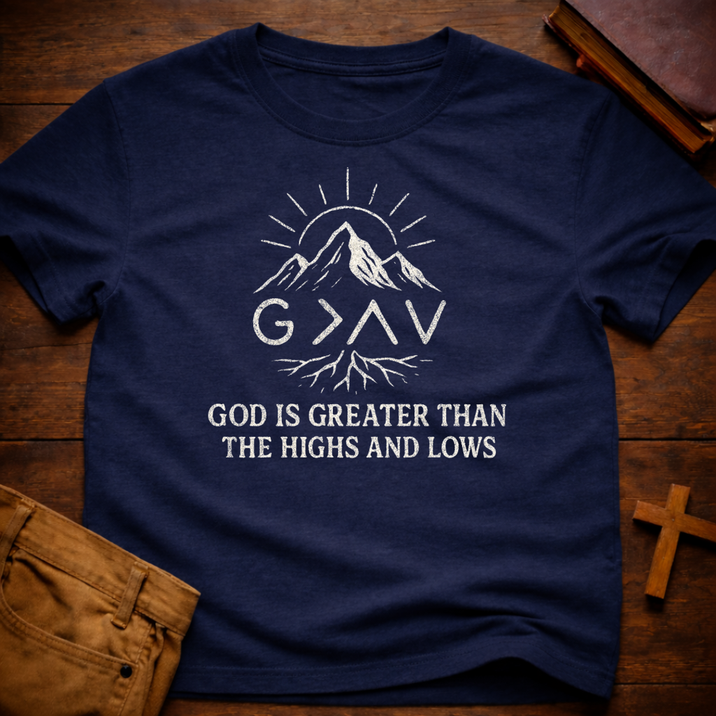 God is Greater than the Highs and Lows T-Shirt