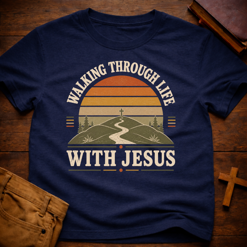 Walking Through Life With Jesus T-Shirt