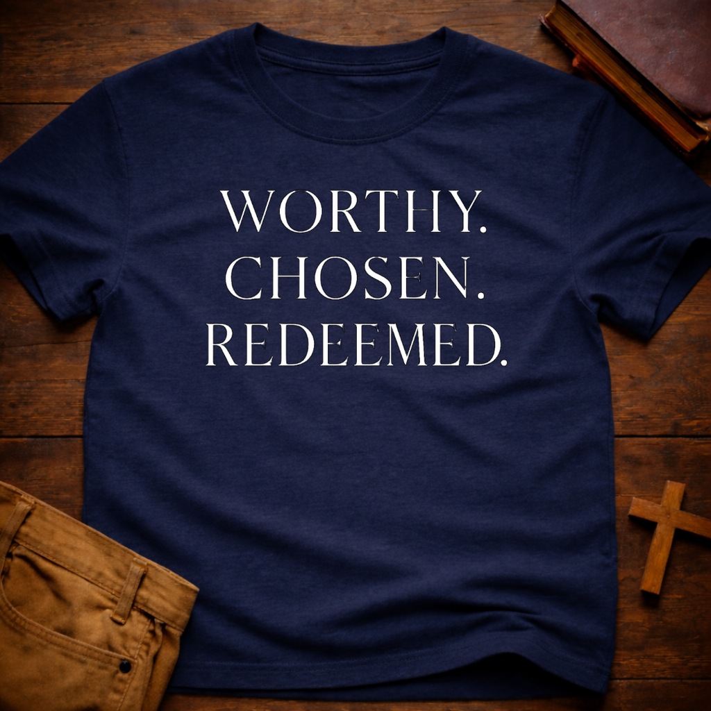 Worthy Chosen Redeemed T-Shirt