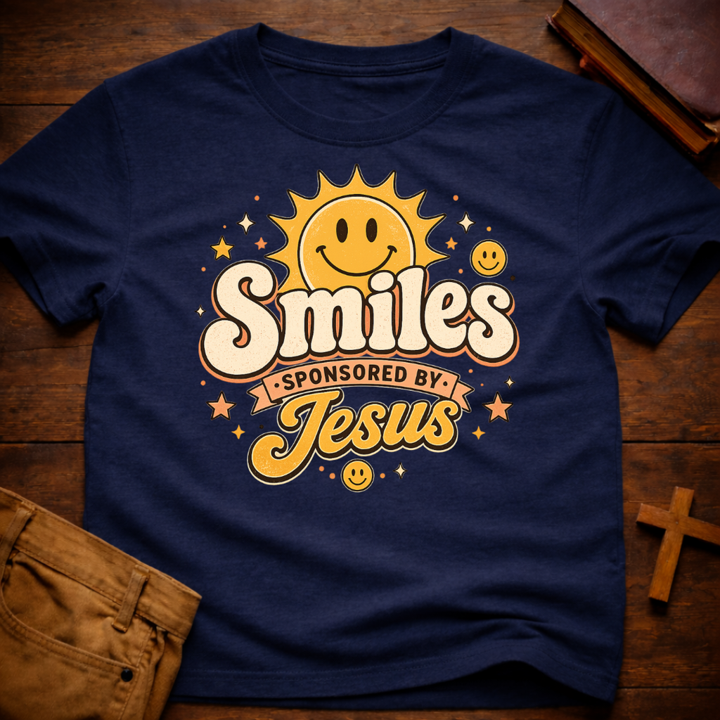 Smiles Sponsored By Jesus T-Shirt