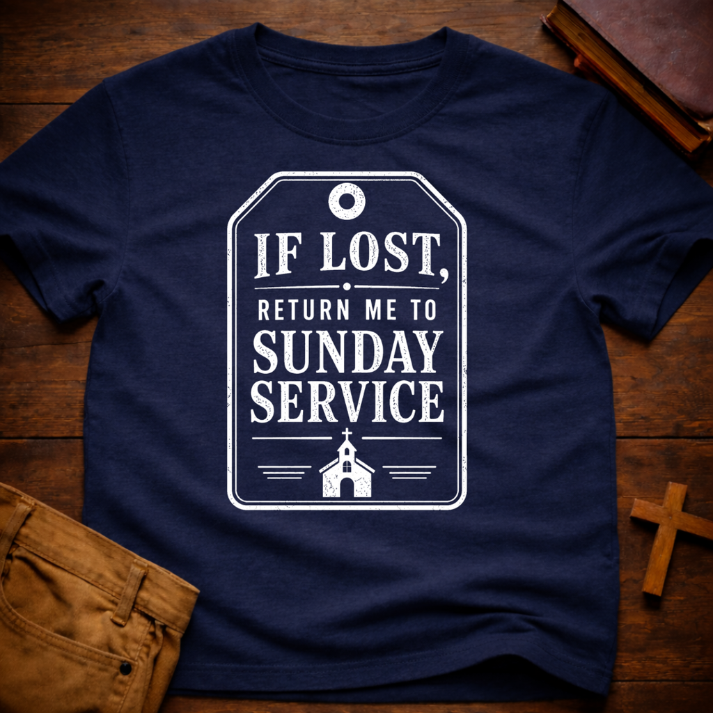 If lost, return me to Sunday service T-Shirt