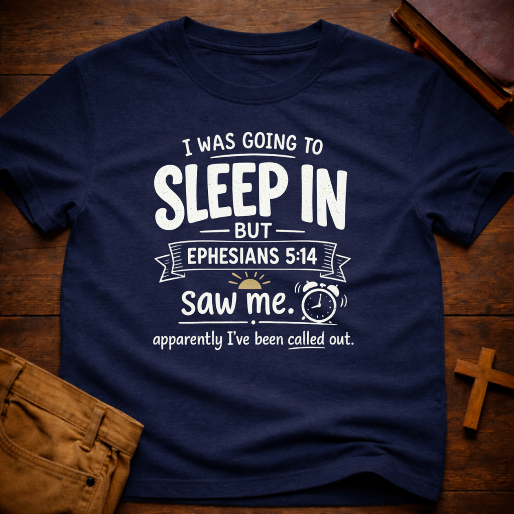 Sleeping In T-Shirt