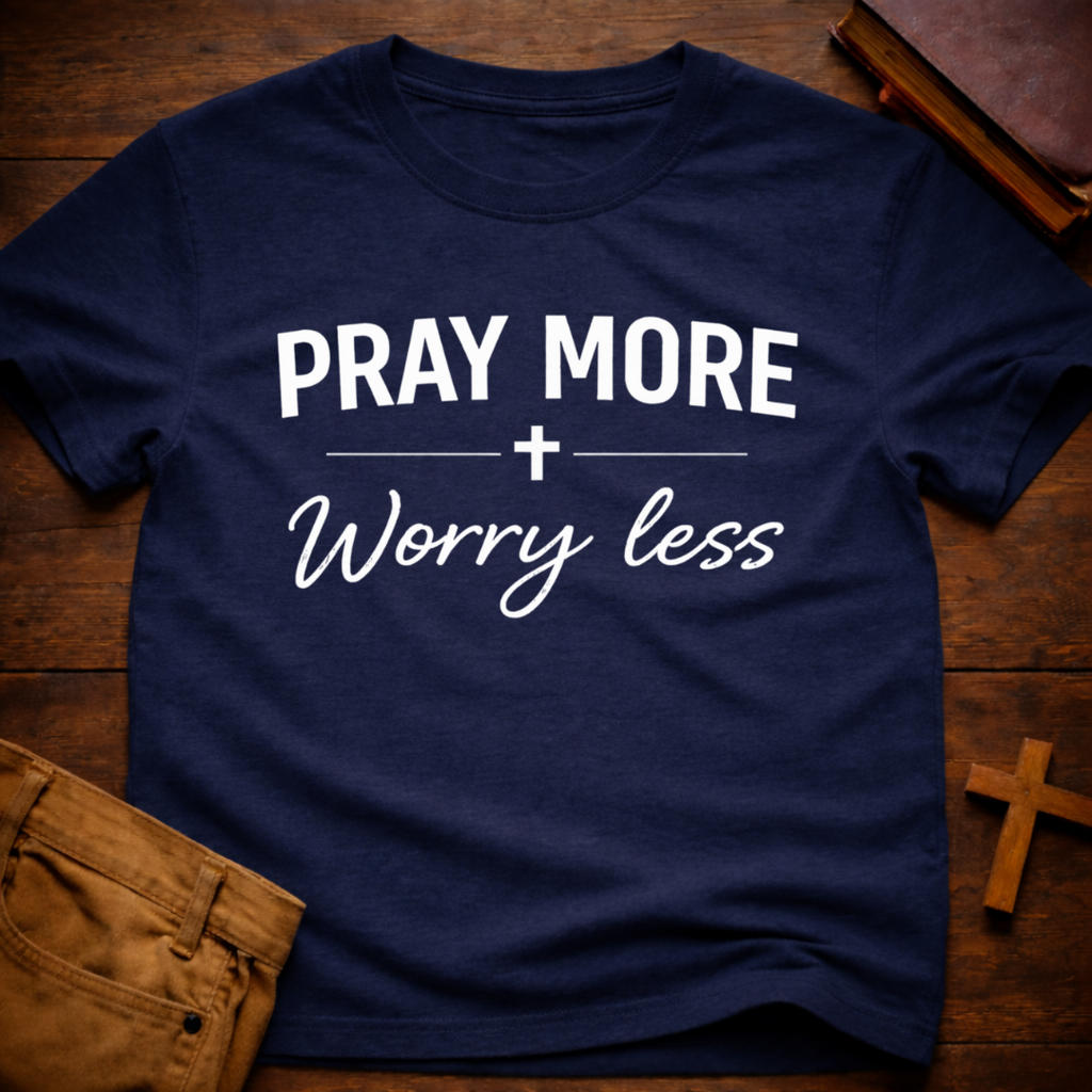 Pray More Worry Less T-Shirt