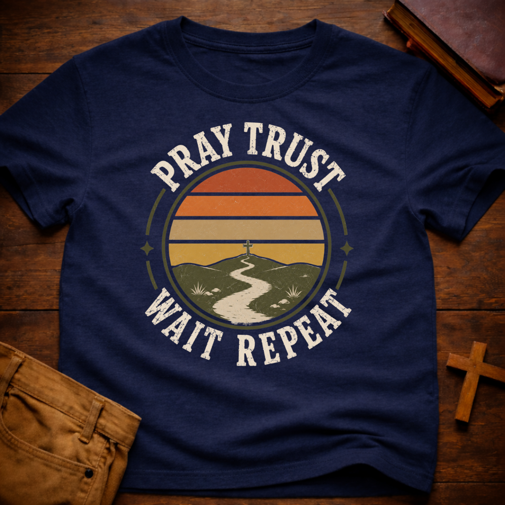 Pray Trust Wait Repeat T-Shirt