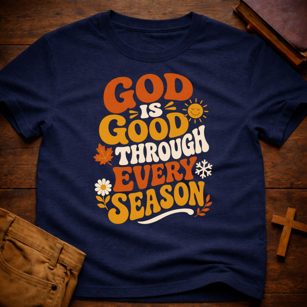 God Is Good Through Every Season T-Shirt