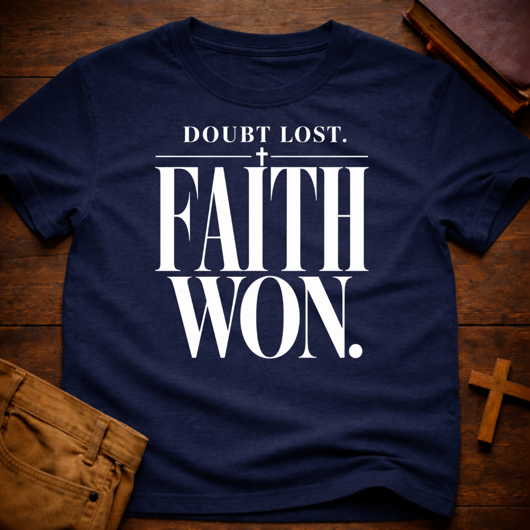 Doubt Lost. Faith Won T-Shirt