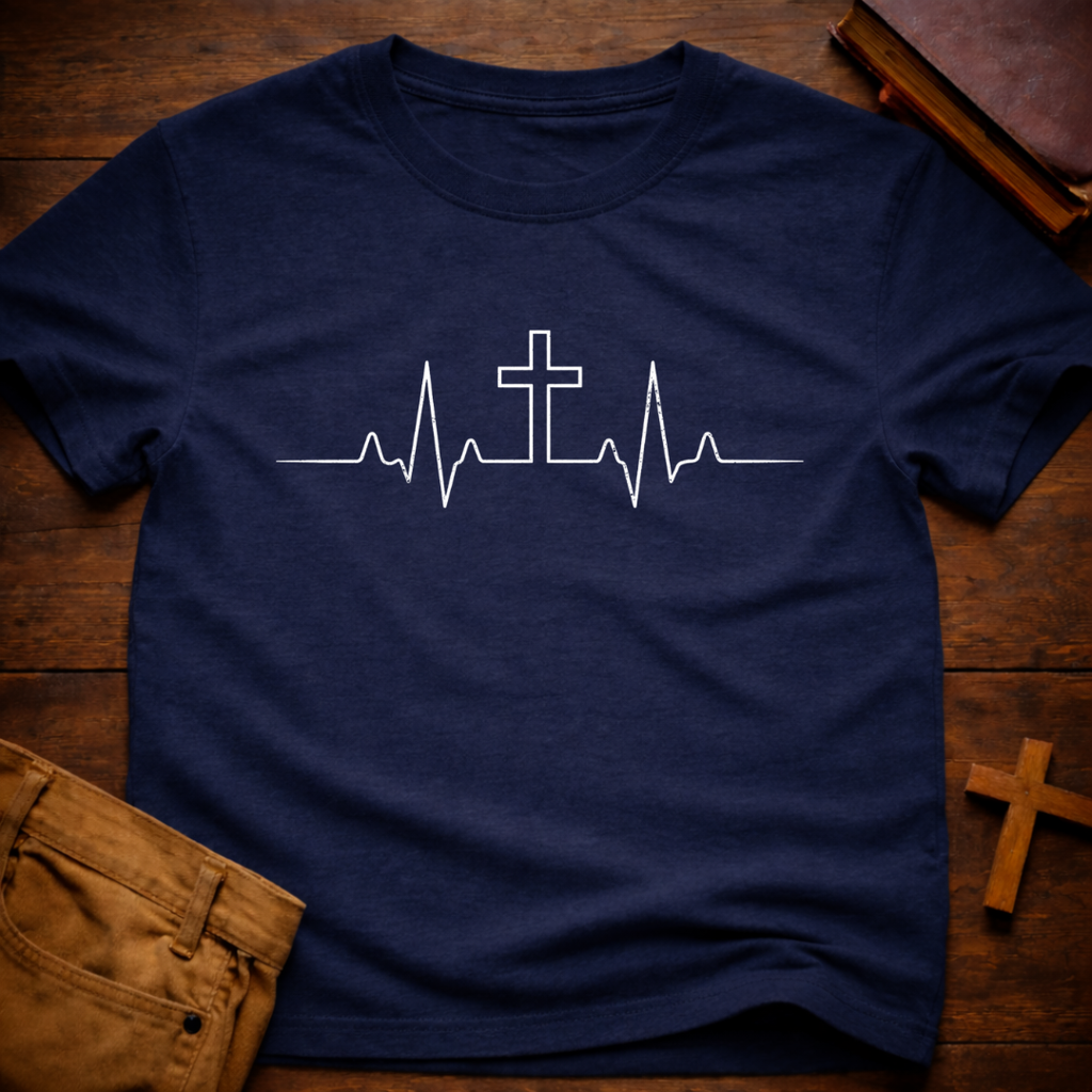 Heartbeat cross T-Shirt