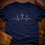 Heartbeat cross T-Shirt