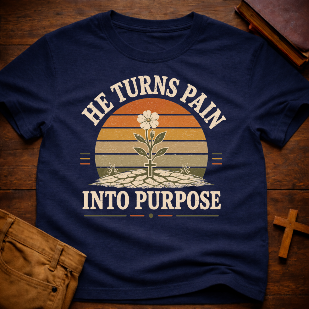 He Turns Pain Into Purpose T-Shirt