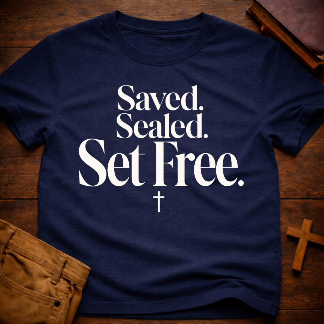 Saved. Sealed. Set Free T-Shirt