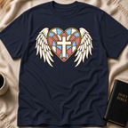 Cathedral Window Cross T-Shirt