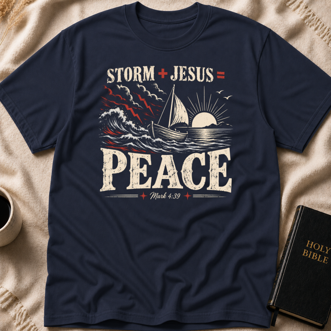 Storm + Jesus = Peace T-Shirt
