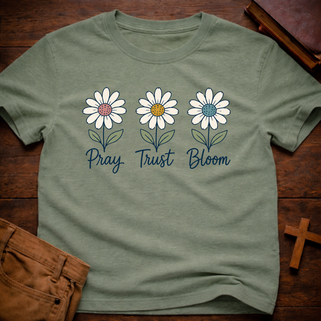 Pray Trust Bloom T-Shirt