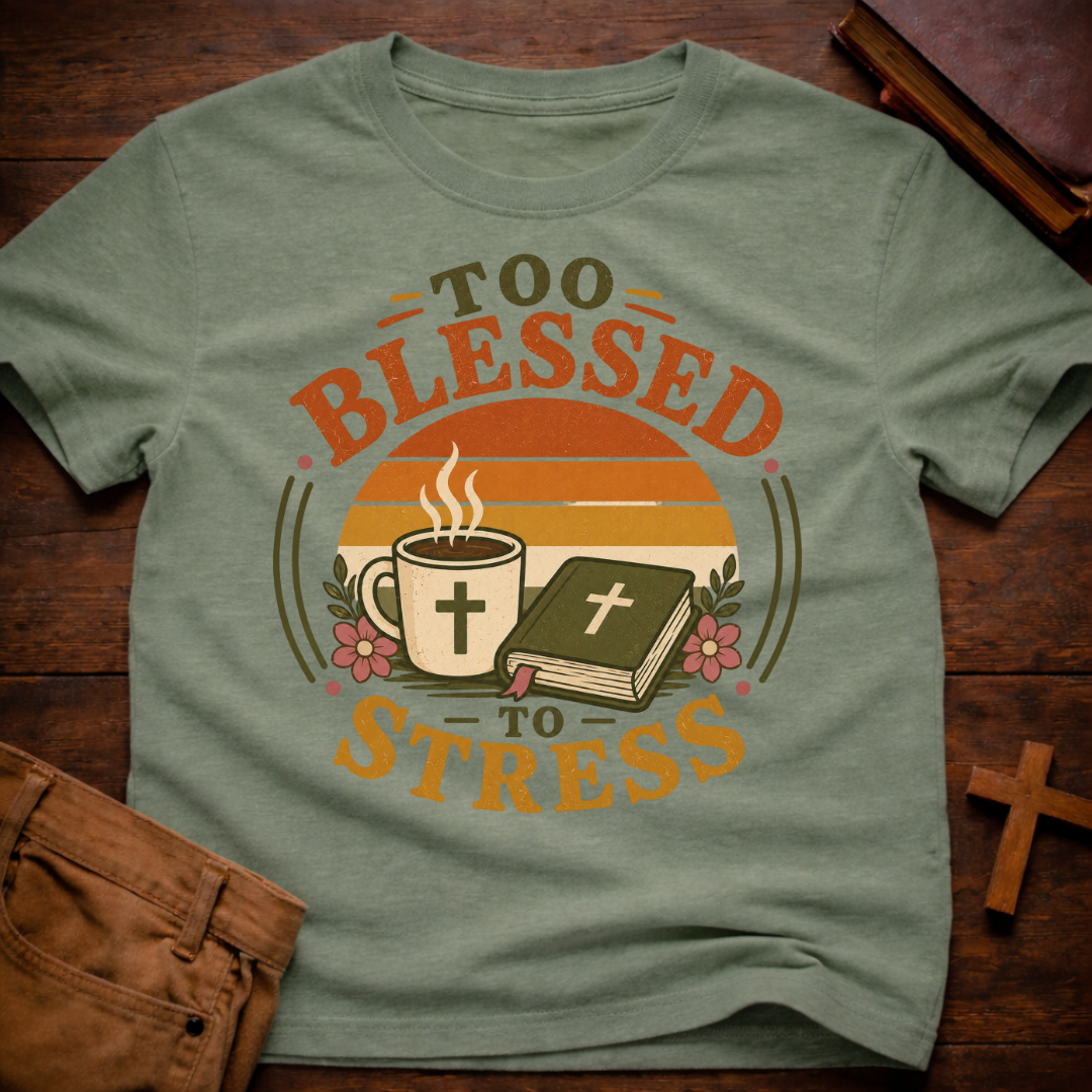 Too Blessed to Stress T-Shirt