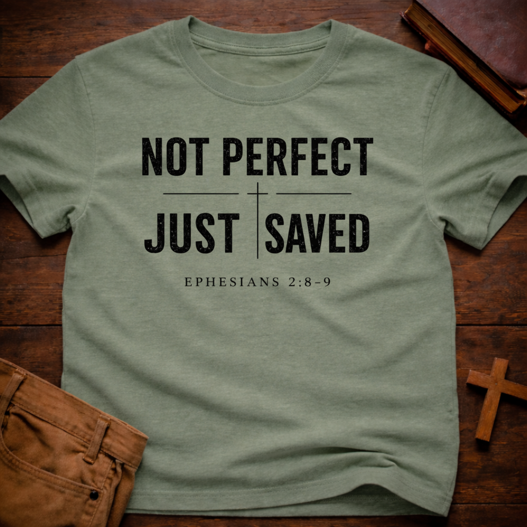 Not Perfect Just Saved T-Shirt