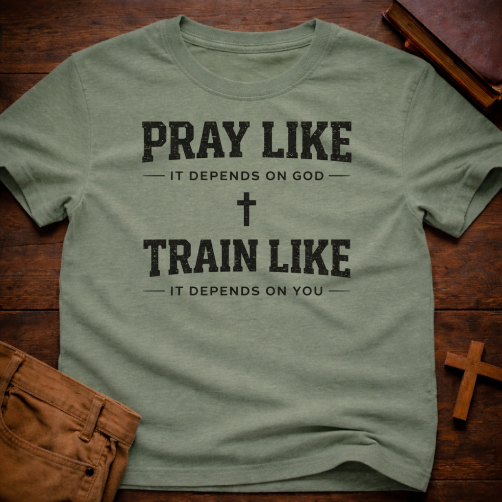 Pray Like it Depends on God Train Like it Depends on You T-Shirt