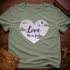 Love Never Fails T-Shirt