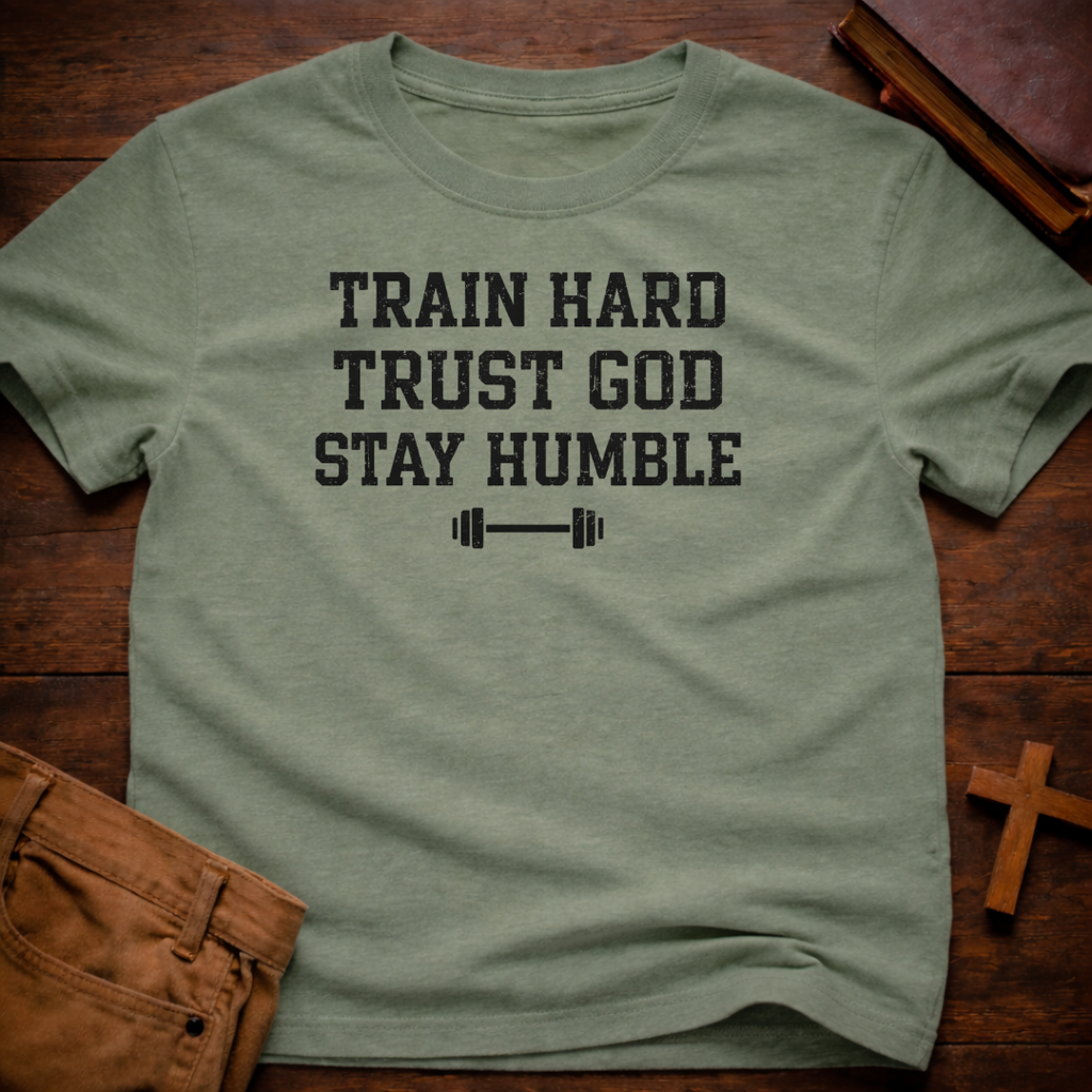 Train Hard, Trust God, Stay Humble T-Shirt