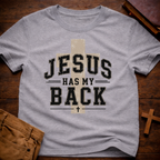 Jesus Has My Back Cross T-Shirt