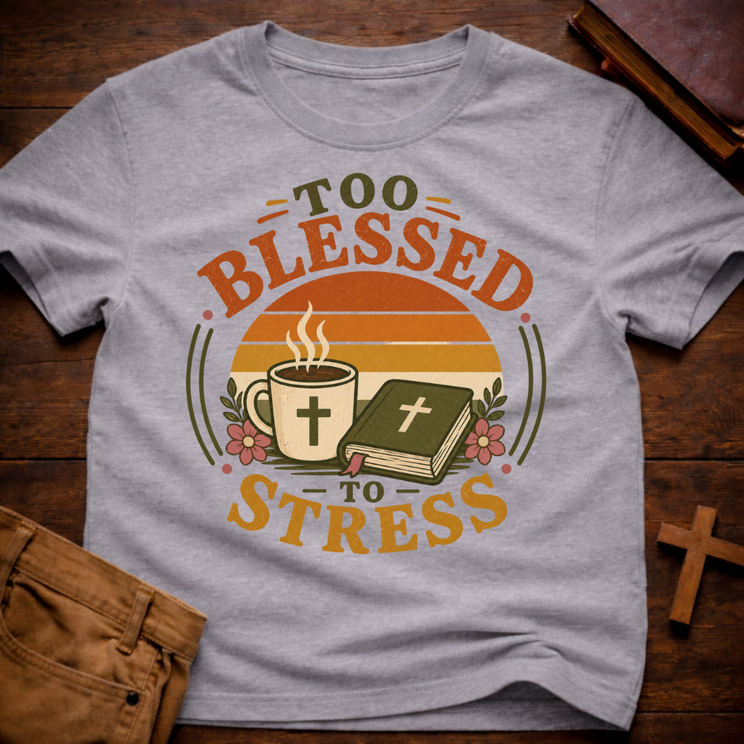 Too Blessed to Stress T-Shirt