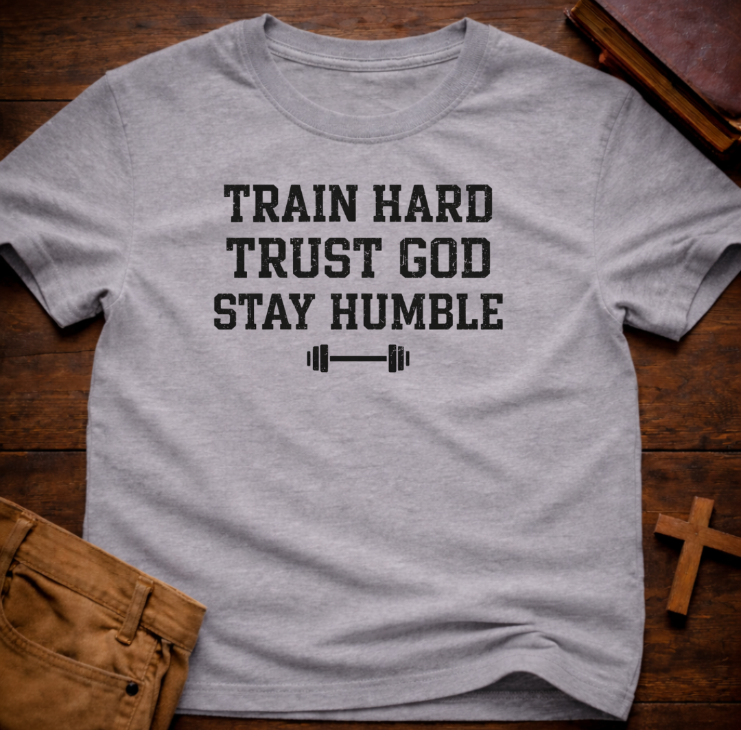 Train Hard, Trust God, Stay Humble T-Shirt