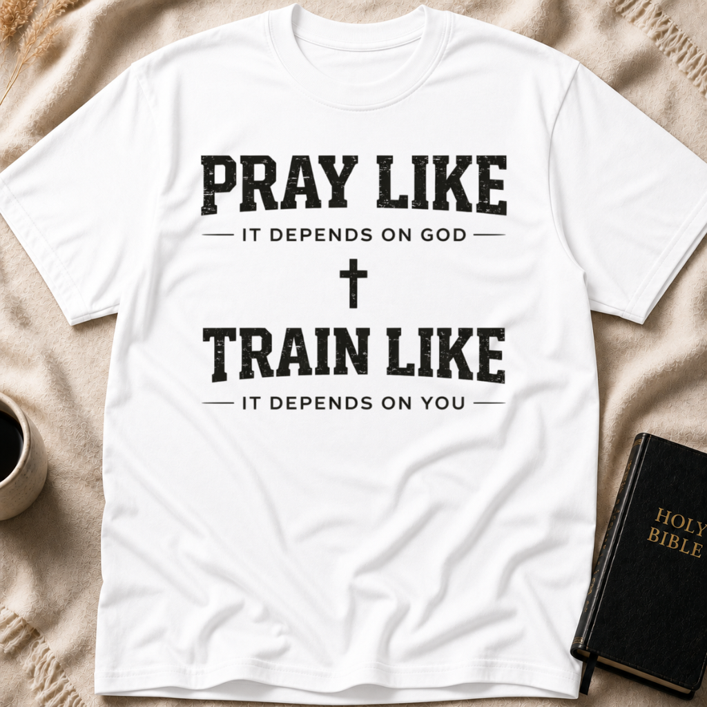 Pray Like it Depends on God Train Like it Depends on You T-Shirt