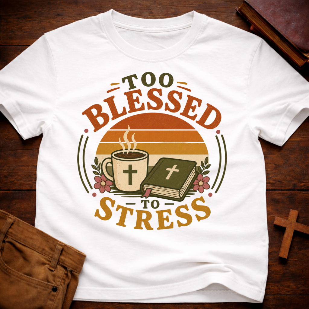 Too Blessed to Stress T-Shirt