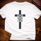 Faith Over Fear Cross T-Shirt