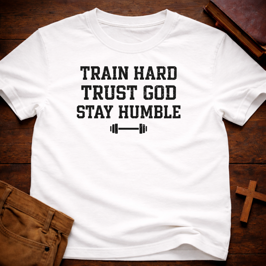 Train Hard, Trust God, Stay Humble T-Shirt